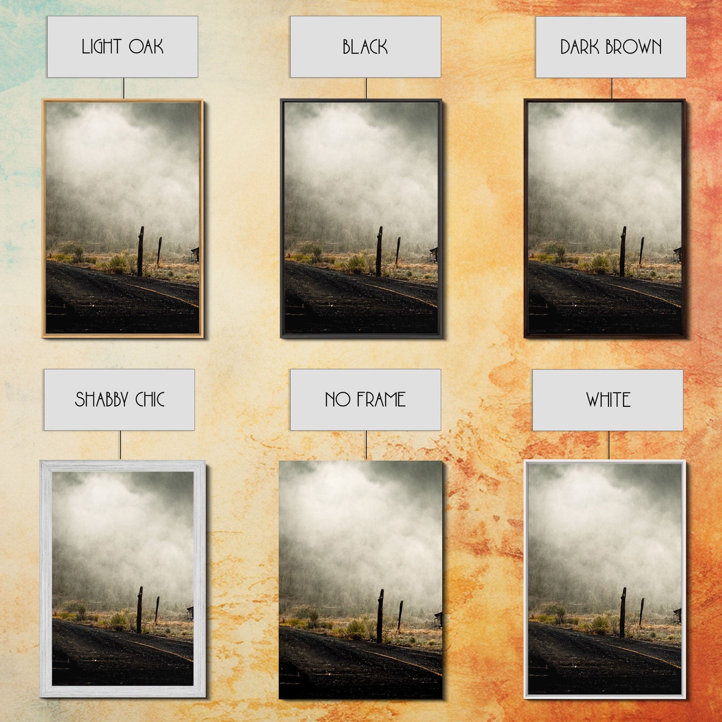 Abandoned Ghost Town, Wild America, 3 Piece Wall Art, Ready To Hang Canvas Print,