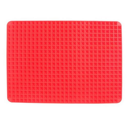 Non-Stick Silicone Pyramid Cooking Mat Baking Mat With Grid Versatile Oven BBQ Cooking Mat Heat-Resistant Mat Kitchen Tools Kitchen Gadgets