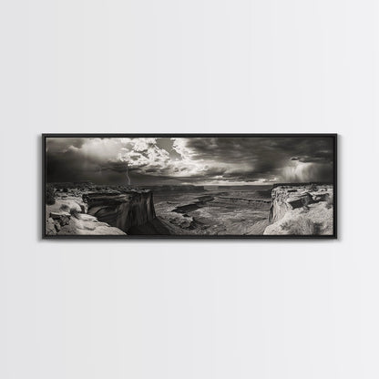 Canyon Storm, Desert Lightning, Dramatic Skies, -Western Decor