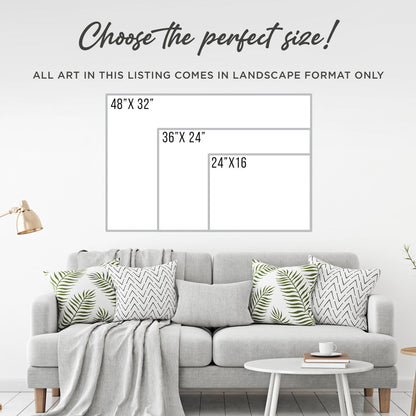 Calming Lake Scenery Canvas Wall Art