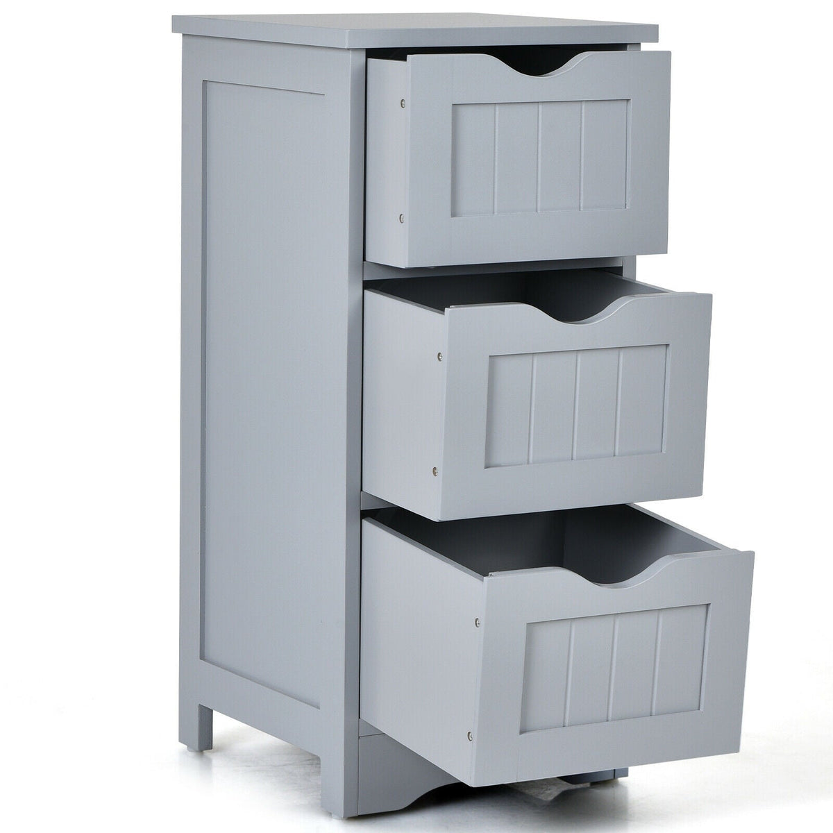 Bathroom Floor Freestanding Storage Organizer with 3 Drawers