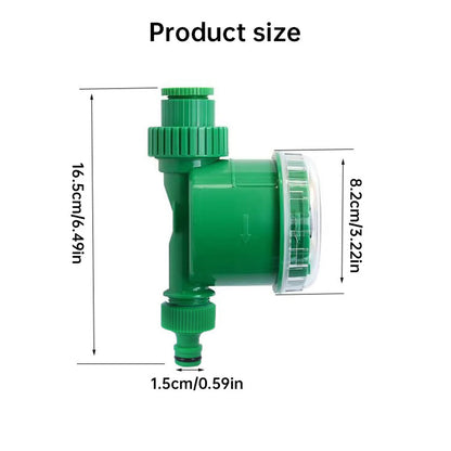 Outdoor plastic garden hose equipped with electronic automatic irrigation timer