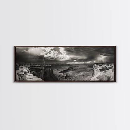 Canyon Storm, Desert Lightning, Dramatic Skies, -Western Decor