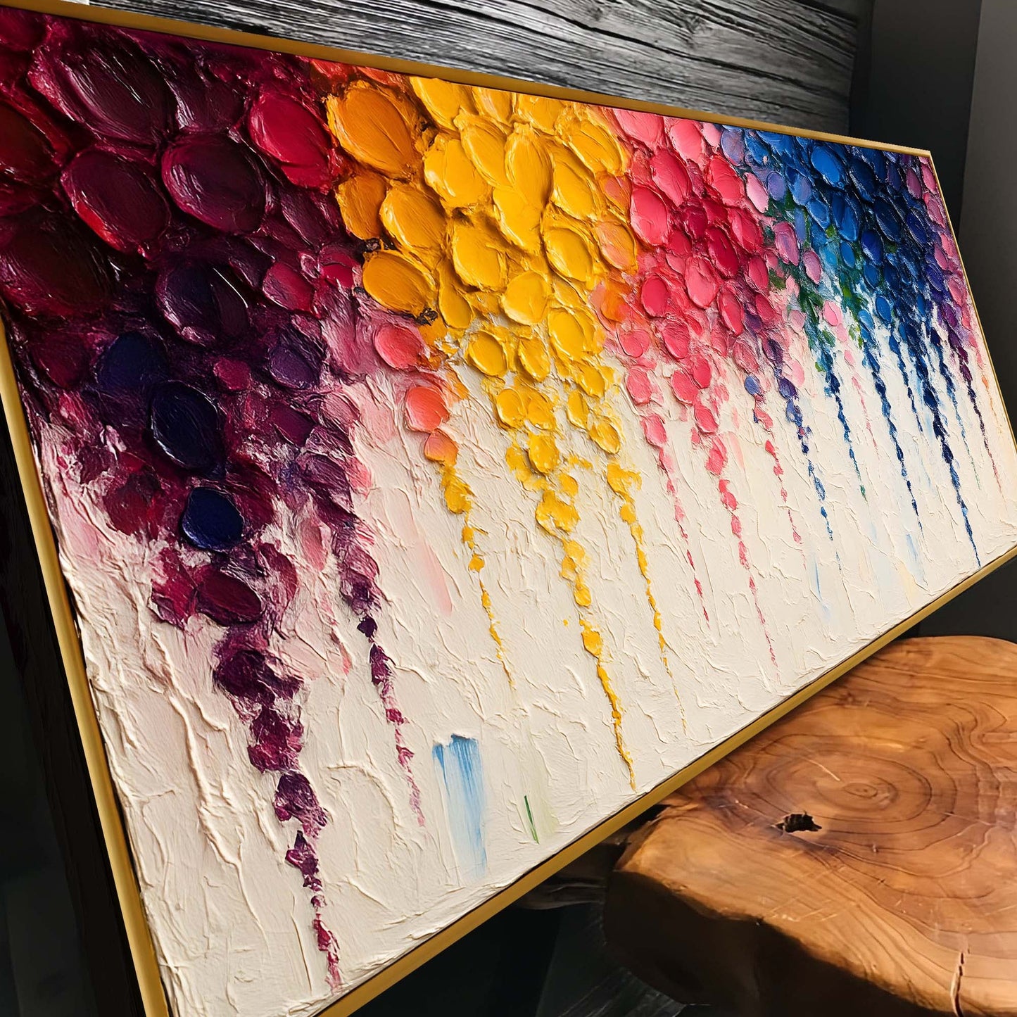 Rainbow Cascade Wall Art