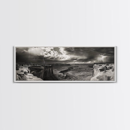 Canyon Storm, Desert Lightning, Dramatic Skies, -Western Decor