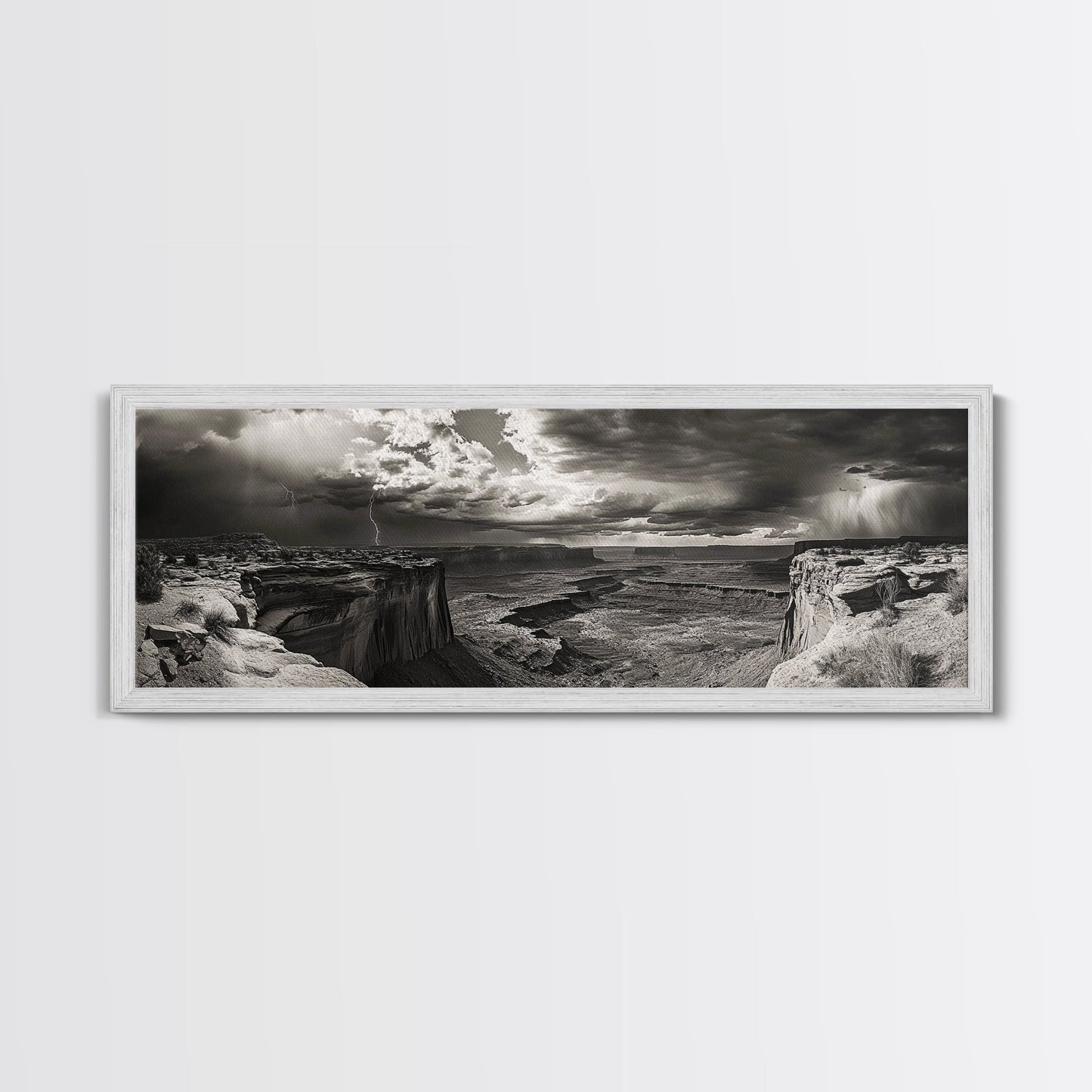 Canyon Storm, Desert Lightning, Dramatic Skies, -Western Decor