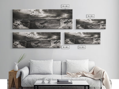 Canyon Storm, Desert Lightning, Dramatic Skies, -Western Decor