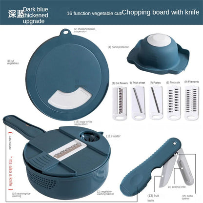 Vegetable Cutter Multifunctional Potato Shredder & Radish Grater Slicer