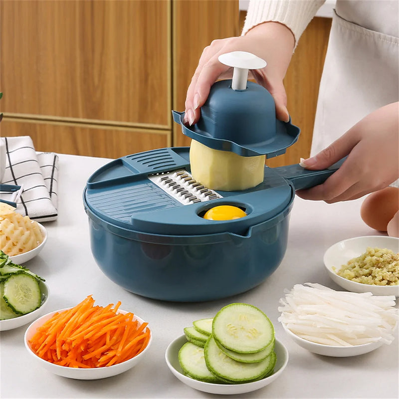 Vegetable Cutter Multifunctional Potato Shredder & Radish Grater Slicer