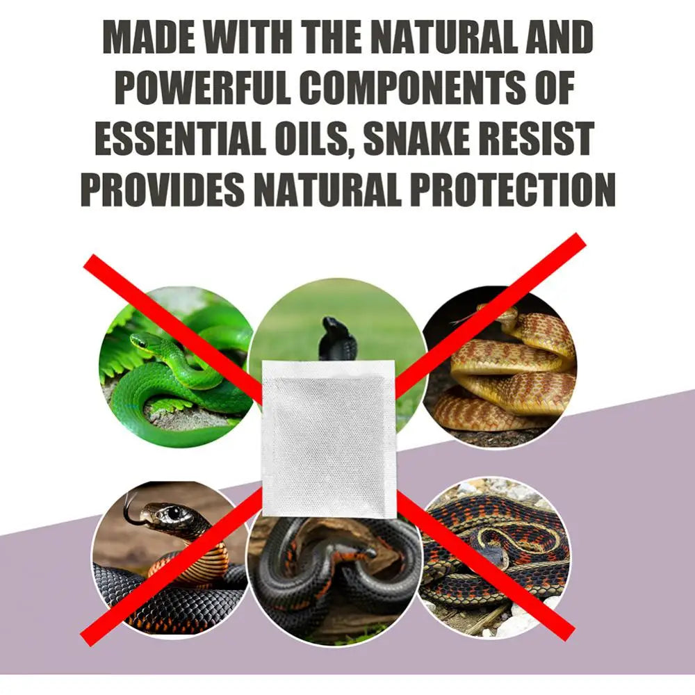10ack Repellent Snake Anti Snake Driving Bag Outdoor Camping Fishing Garden Snake