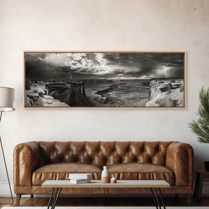 Canyon Storm, Desert Lightning, Dramatic Skies, -Western Decor