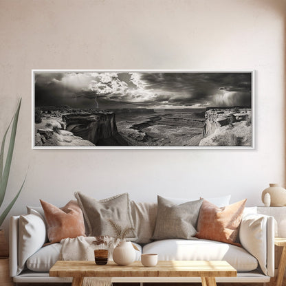 Canyon Storm, Desert Lightning, Dramatic Skies, -Western Decor