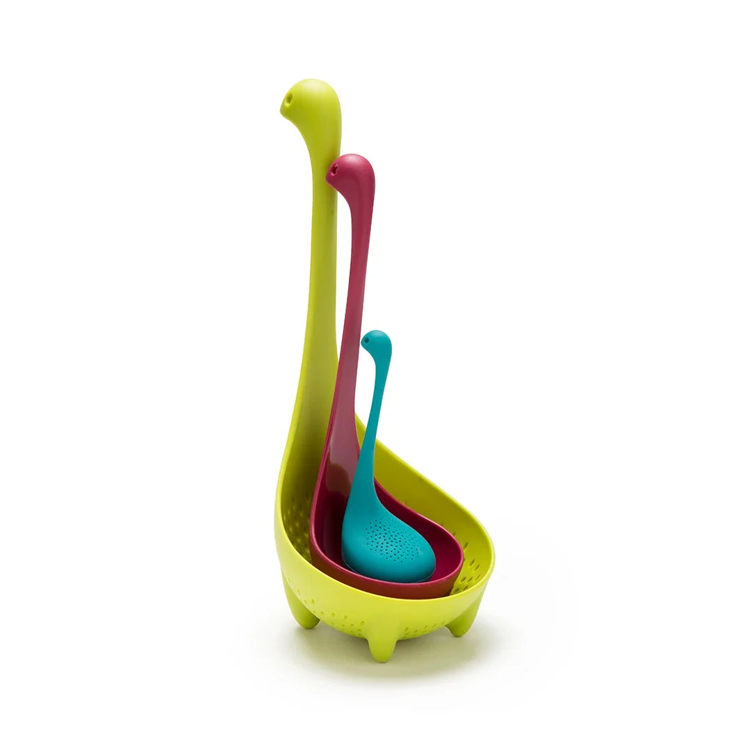 Nessie Family, Three Piece Kitchen Sifter/Strainer-