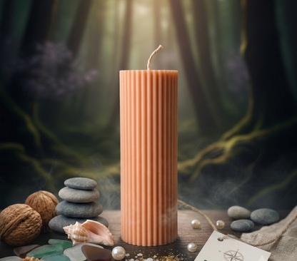 Ribbed Candle | Effortless Home Decor