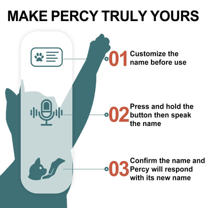 Percy Robot Cat - Interactive Emotional Support Pet Weighted