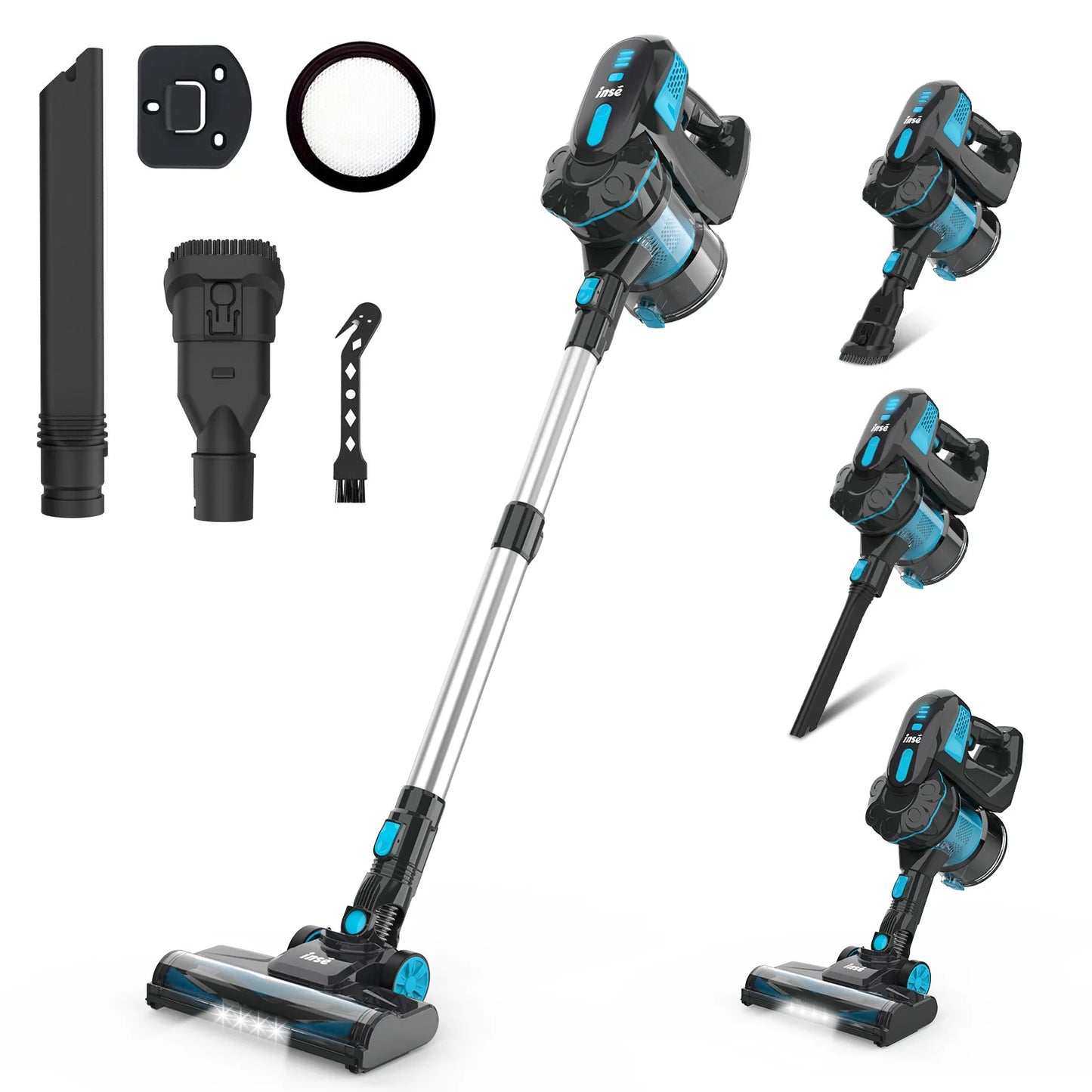 Stick Vacuum up to 40min Runtime, 6-in-1 Cordless