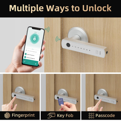Viladepot Smart Lock Fingerprint Door Lock App Control
