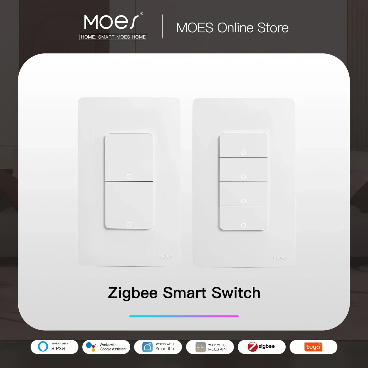 Smart Light Switch US Push Button Wall Switch