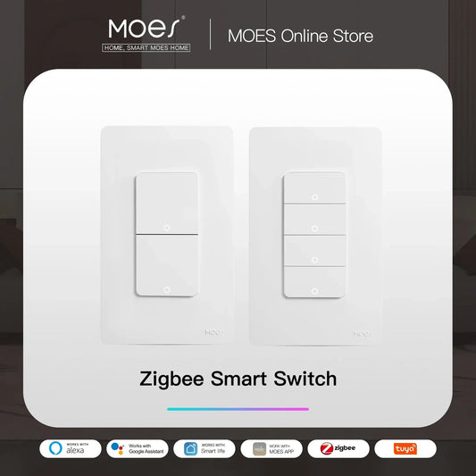 Smart Light Switch US Push Button Wall Switch