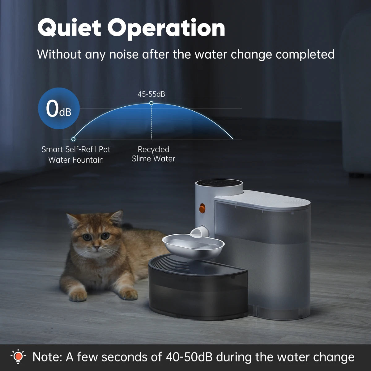 New Stainless Steel Bowl Pet Intelligent Pouring Water Dispenser