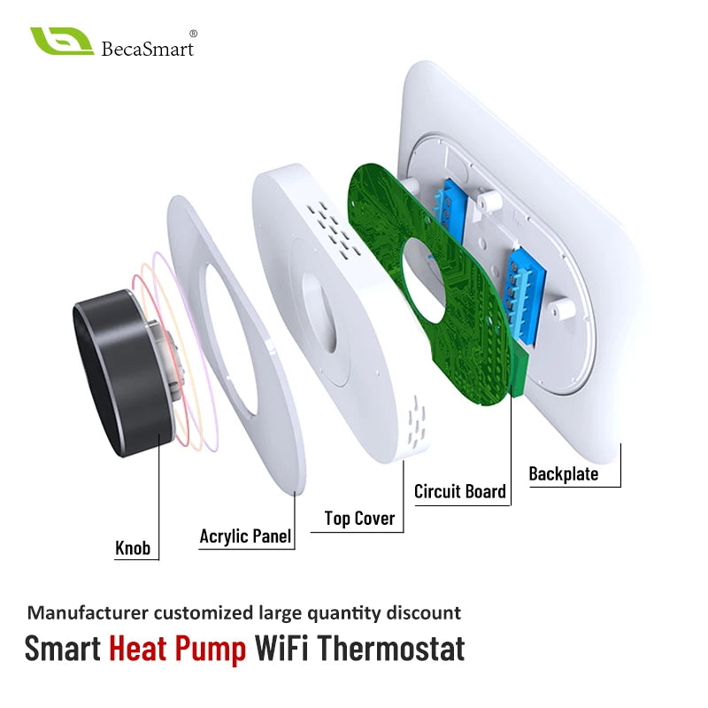 Programmable matter Smart Home Thermostat With TFT LCD Display