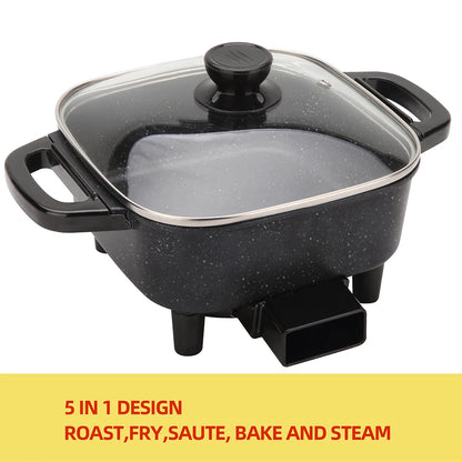 Electric Frying Pan,  Multifunctional Integrated Temperature Control,
