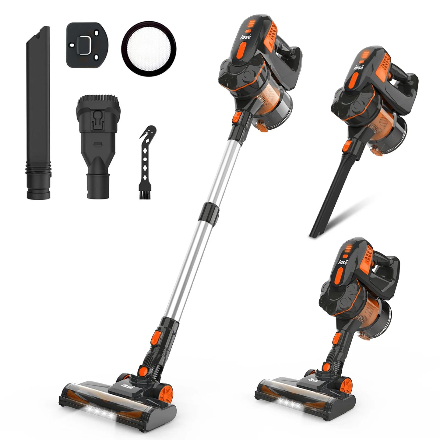 Stick Vacuum up to 40min Runtime, 6-in-1 Cordless