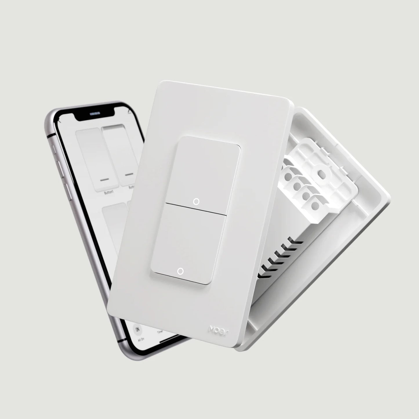 Wi-Fi Smart Light Switch , Push Button Wall Switch