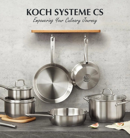 10 Piece Kitchen Cookware Sets, Induction Ready, Oven Safe to 450°F