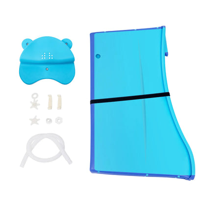 Freestanding Large Foldable Bath Tub Bathtub  W/ DrainPipe Capacity