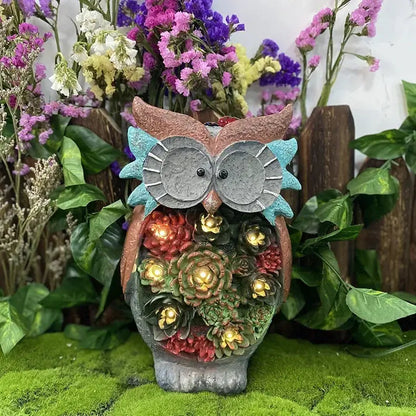 14 Inch Outdoor Garden Dwarf Statue-resin Gnome Statue Lighting Wizard Solar Led Light