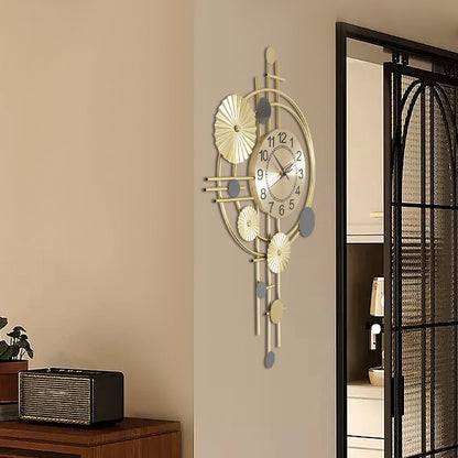 45x78cm Decorative Art Wall Clock Silent Non Ticking Item.