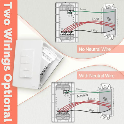 Smart Light Switch US Push Button Wall Switch