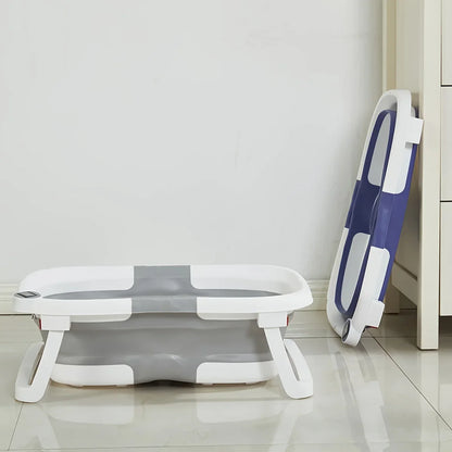 Baby bathtub With a bath mat, lightweight and foldable,