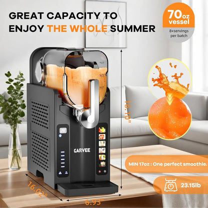 Slushie Machine for Home No Ice Needed, with LED Display