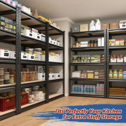 72"/60"H Garage Shelving Storage Shelves，2000LBS Capacity