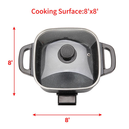 Electric Frying Pan,  Multifunctional Integrated Temperature Control,