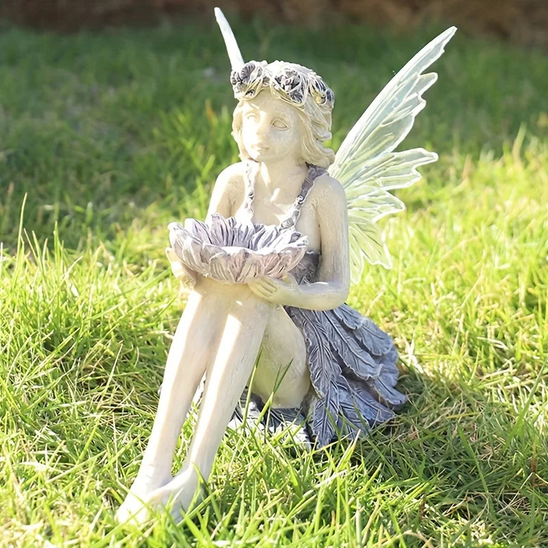Outdoor Garden Solar Statue Light,