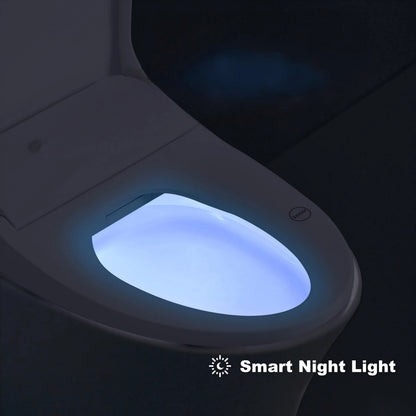 V-Shape Bidet Toilet Seat Smart Home Auto Open/Close with Side Knob Heated Seat