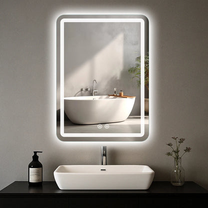 20x28 inch Backlit Lights Fogless Makeup Mirror