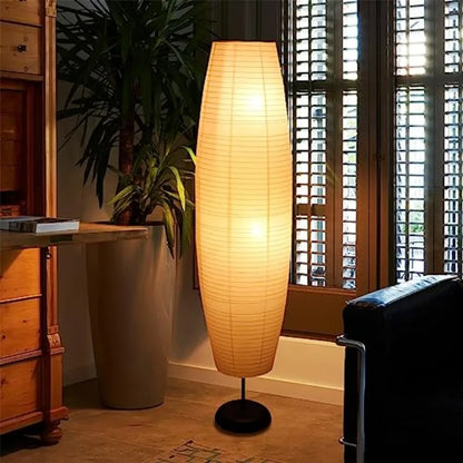Paper Floor Lamp - Rice Paper Lantern Floor lamp Modern Large Floor Lamp for Bedroom, Living Room, Soft Light Lamp