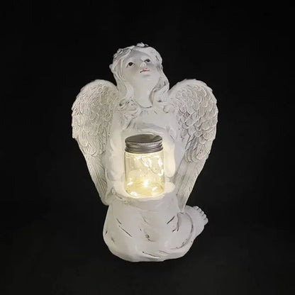 14 Inch Outdoor Garden Dwarf Statue-resin Gnome Statue Lighting Wizard Solar Led Light