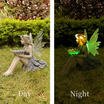 Outdoor Garden Solar Statue Light,