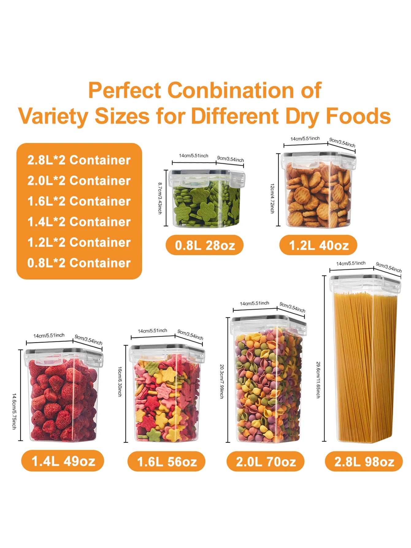 24pcs，Sealed food storage containers with LIDS -