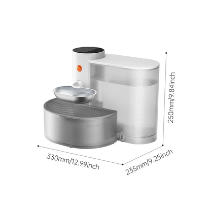 New Stainless Steel Bowl Pet Intelligent Pouring Water Dispenser