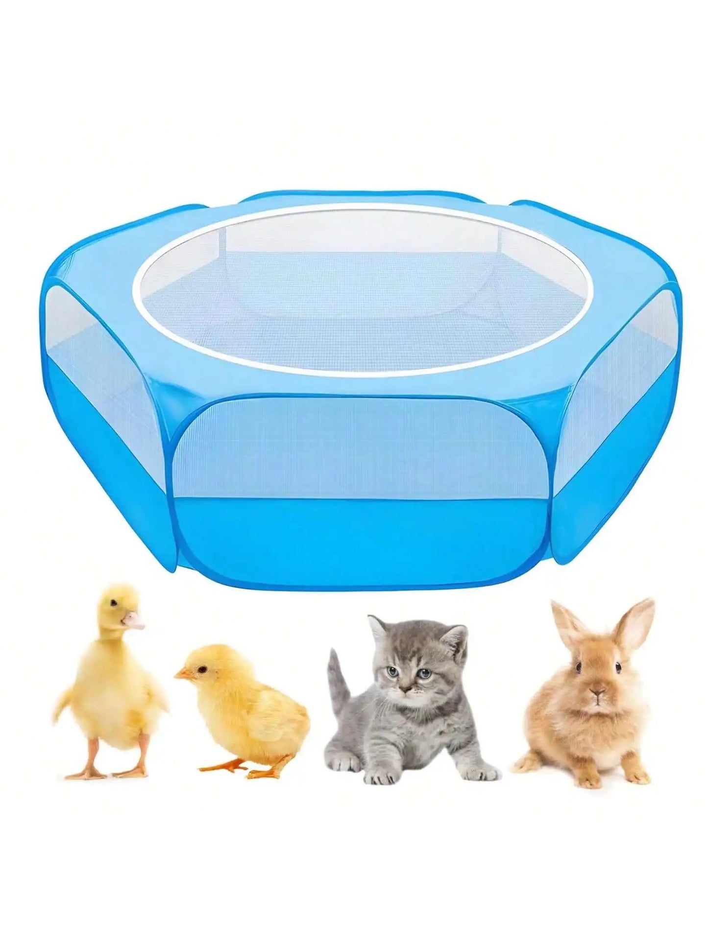 Foldable Pet Playpen Indoor Outdoor & Portable Exercise Play Fence