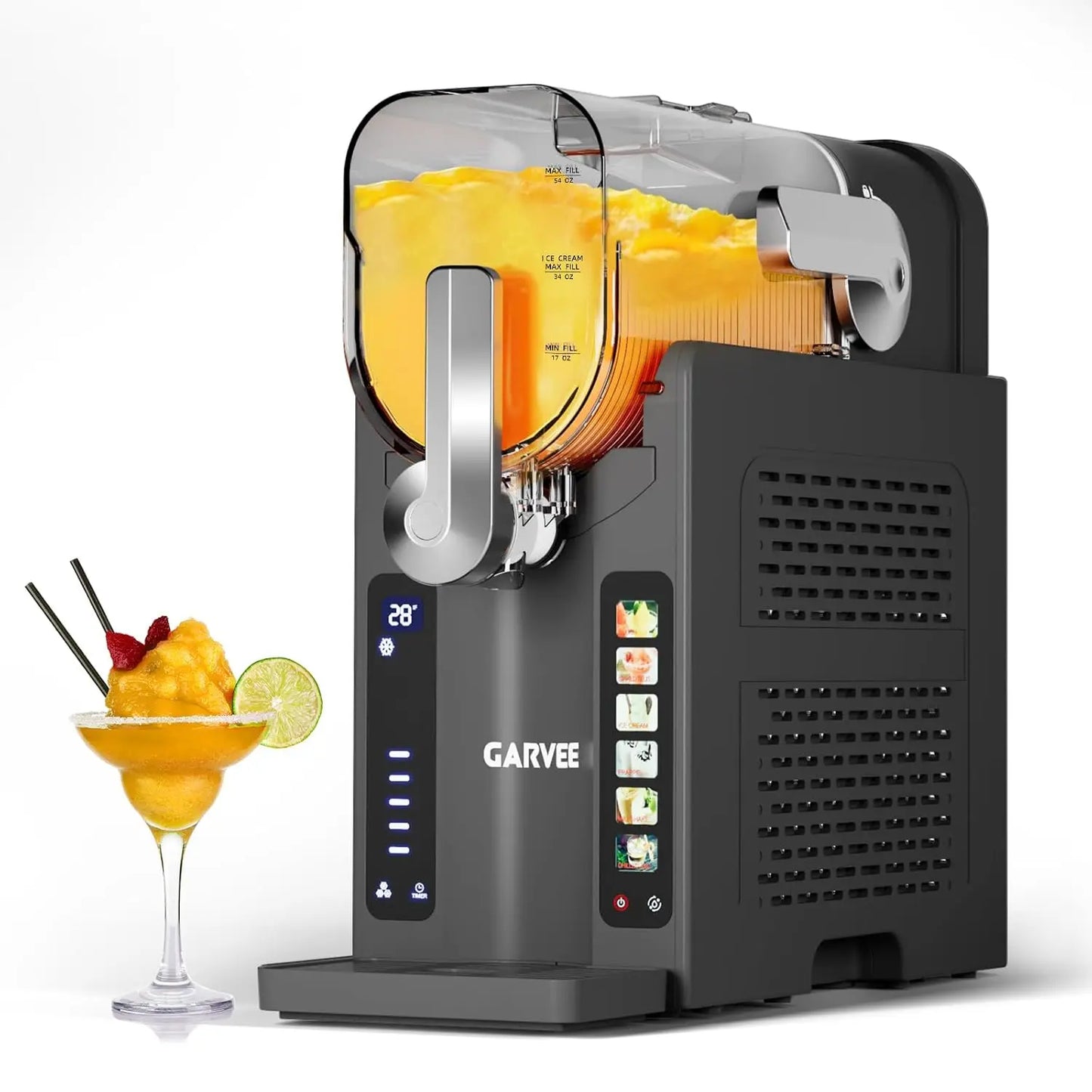 Slushie Machine for Home No Ice Needed, with LED Display