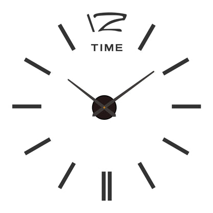 Large 3D Wall Clock Luminous Classic Wall Clocks DIY Digital Clock Wall Watches Stickers Silent Clock for Home Living Room Table