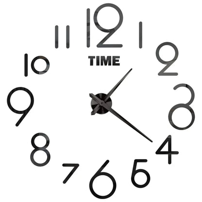 Large 3D Wall Clock Luminous Classic Wall Clocks DIY Digital Clock Wall Watches Stickers Silent Clock for Home Living Room Table