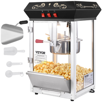 Popcorn Popper Maker Machine 8 Oz Kettle Makes 48 Cups